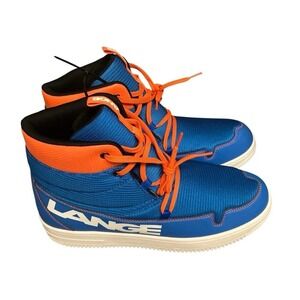 NWOT Lange Podium Snow Soft Shoes Boots Men 11.5  US Blue + Orange Athletic‎